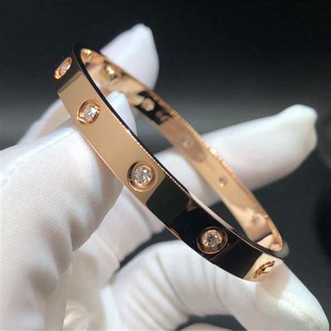 cartier love bracelet on hand|genuine cartier love bracelet.